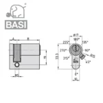 BASI V50 Halbzylinder – Bild 2