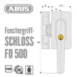 Fenstergriff-Schloss FO500 – Bild 3