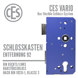 Schlosskasten CES Vario 92 mm