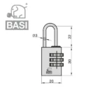 BASI KS 611 Kofferschloss – Bild 3