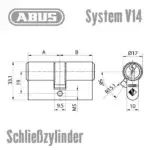 ABUS V14 Schließzylinder – Bild 6