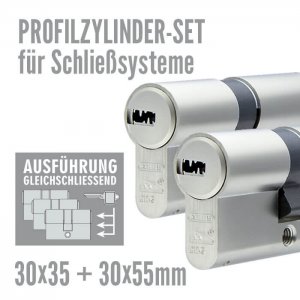 Schließzylinder-Set für Stangenschloss