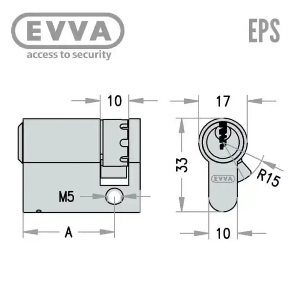 EVVA EPS Halbzylinder – Bild 2