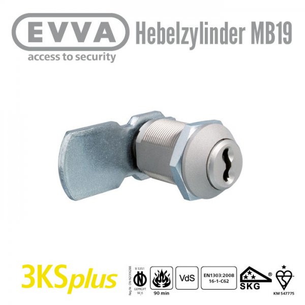 EVVA 3KS+ Hebelzylinder MB23G – Bild 10