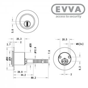 EVVA Außenzylinder
