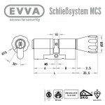 EVVA 3KS+ Knaufzylinder – Bild 3