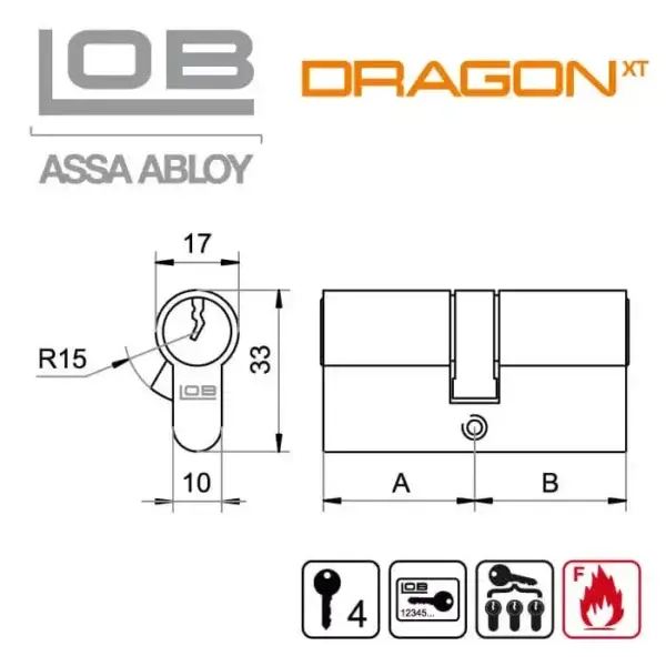 LOB Dragon XT Schließzylinder – Bild 2