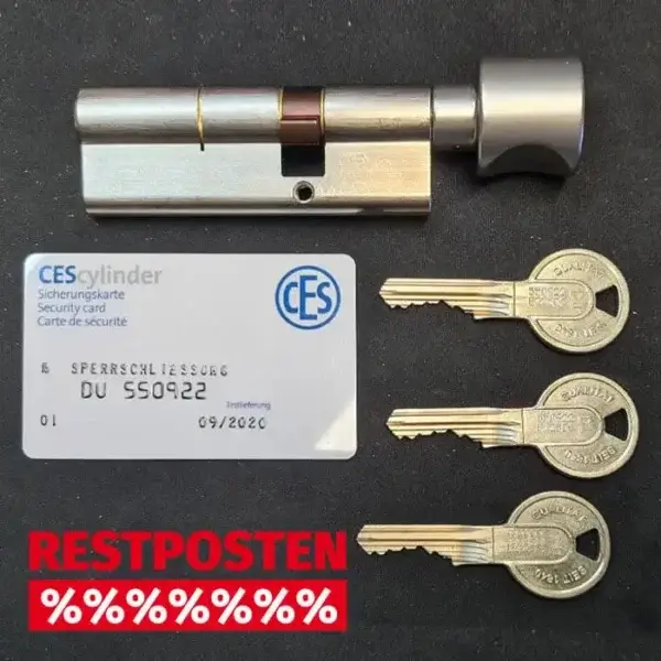 1 Stück CES DU Knaufzylinder K31/50 mm – Bild 2