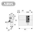 Halbzylinder ABUS D6X – Bild 5