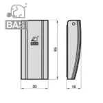 BASI RSR 650 Regenschutzrosette – Bild 2