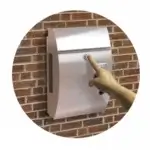 Briefkastenschloss mit Fingerabdruck – Bild 3
