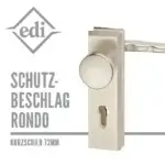 RONDO Kurzschildbeschlag 72 mm