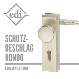 RONDO Kurzschildbeschlag 72 mm