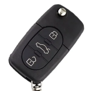 Autoschlüssel mit 3 Tasten alt HU66 für Volkswagen 1J0959753C
