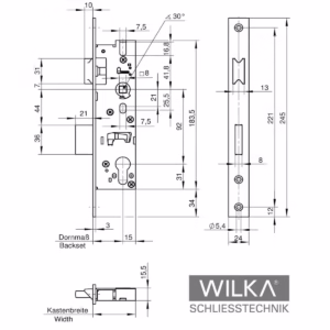 Wilka RRS-1438 Technische Zeichnung