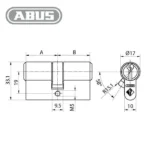 ABUS Bravus.2000 Schließzylinder – Bild 2
