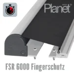Planet Fingerschutz-Rollo FSR 6000 zur Sicherung der Bandgegenseite an der Nebenschließkante von Drehflügeltüren.