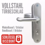 Vollstahl Tür-Schutzbeschlag 72mm