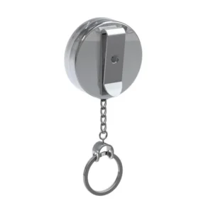 Gürtel-Clip mit ausziehbarer Metall-Schlüsselkette