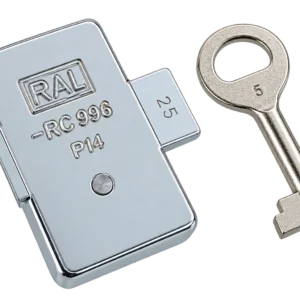 SAG Briefkastenschloss RAL mit 2 Schlüsseln