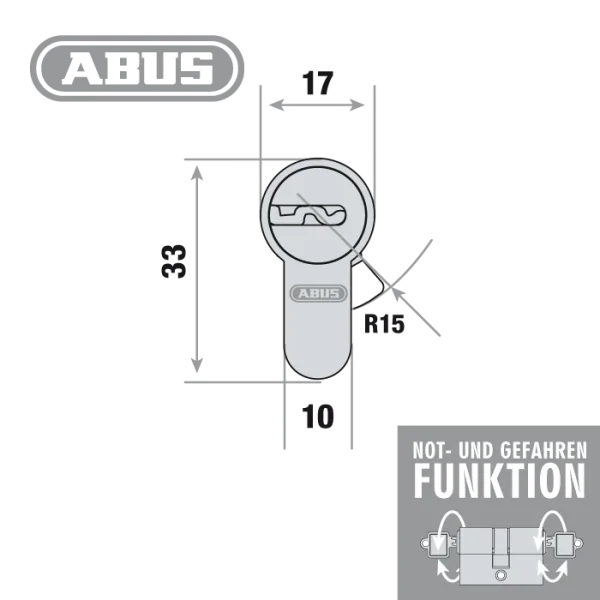 ABUS EC550 Schließzylinder – Bild 4