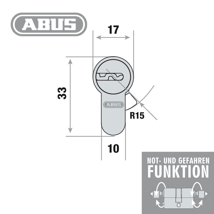 ABUS EC550 Schließzylinder – Bild 4