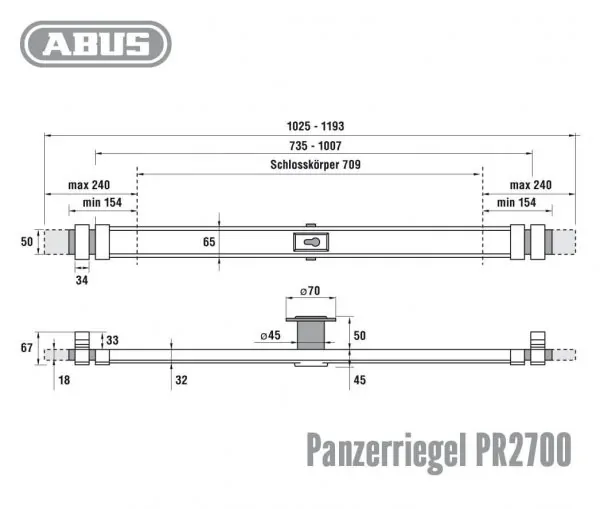 Abus Panzerriegel 2700 – Bild 4