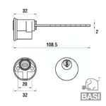 Außenzylinder Basi AS – Bild 3