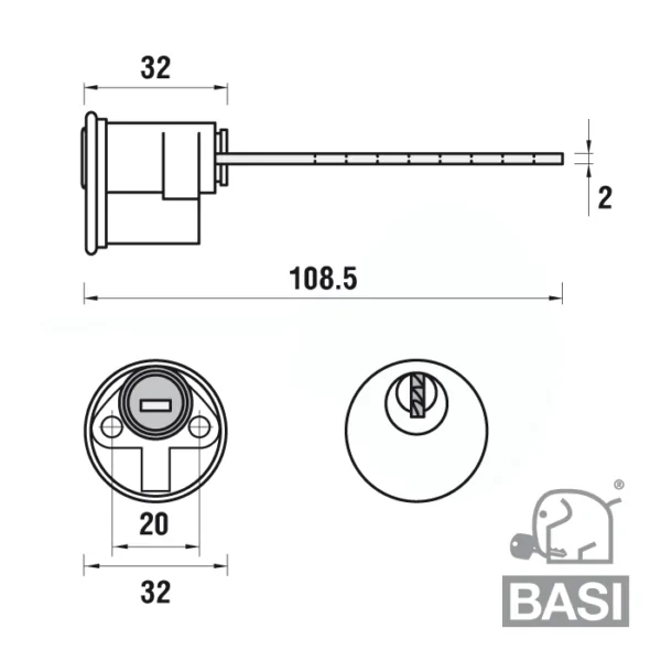 Außenzylinder Basi AS – Bild 3