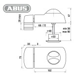 ABUS 7010 Tür-Zusatzschloss – Bild 4