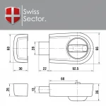 Swiss Sector Kastenzusatzschloss KS100 – Bild 2