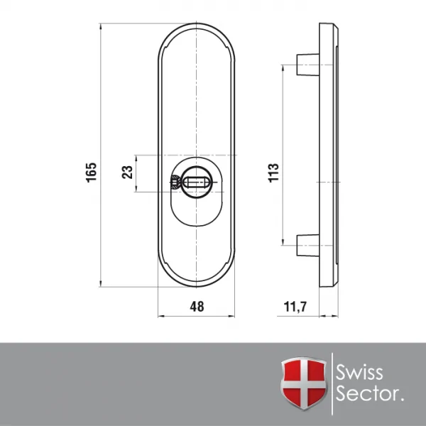 Swiss Sector Kernschutzbeschlag MB – Bild 2