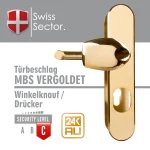 Swiss Sector Türbeschlag MBS vergoldet – Bild 3