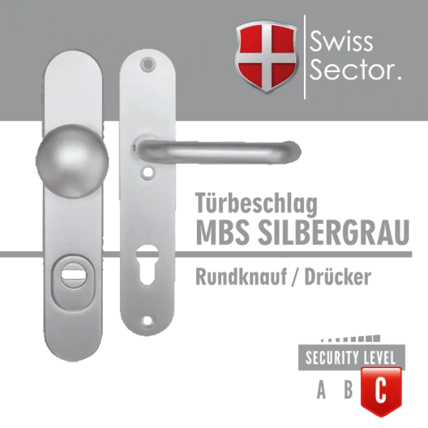 Vollstahl Tür-Schutzbeschlag 72mm – Bild 5