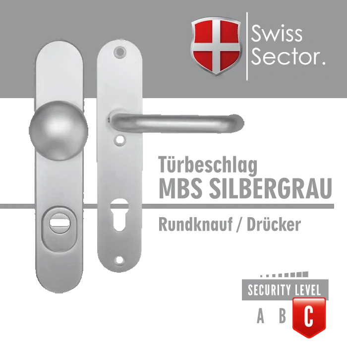 Vollstahl Tür-Schutzbeschlag 72mm – Bild 5