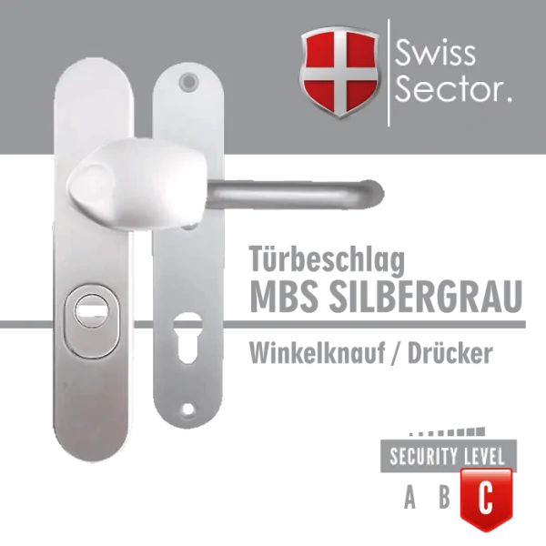 Vollstahl Tür-Schutzbeschlag 72mm – Bild 6