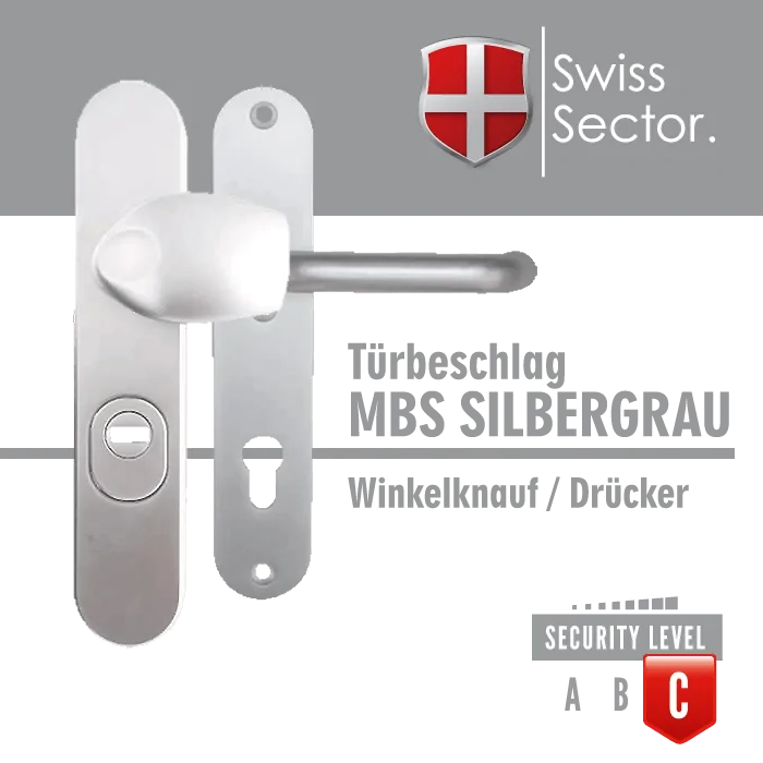 Vollstahl Tür-Schutzbeschlag 72mm – Bild 6