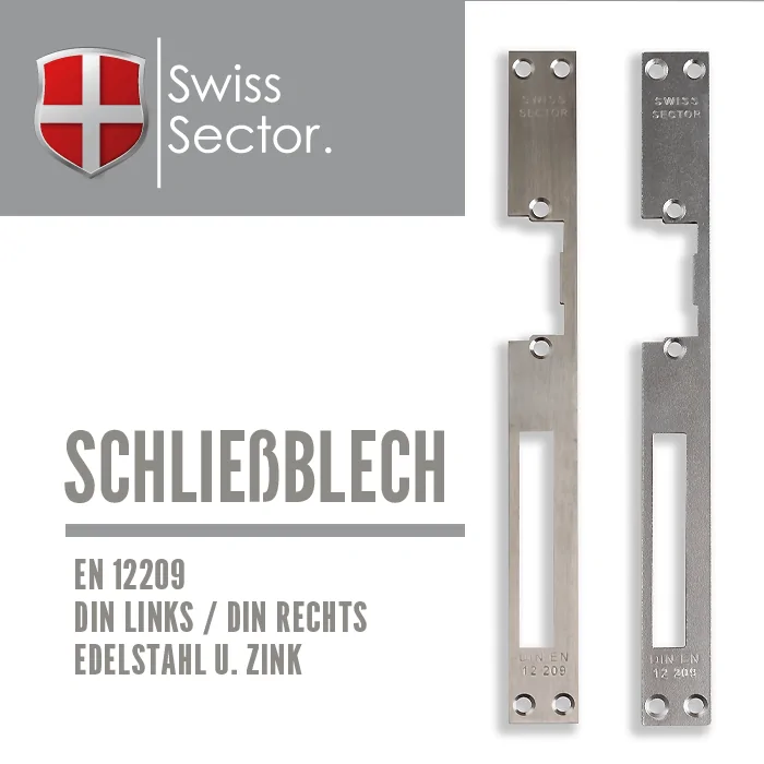 Schließblech für Elektrotüröffner – Bild 1
