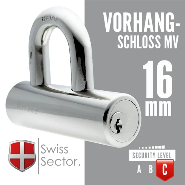 Swiss Sector Vorhängeschloss MV – Bild 5