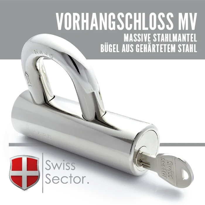 Swiss Sector Vorhängeschloss MV – Bild 1