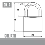 Vorhangschloss Neutral – Bild 2