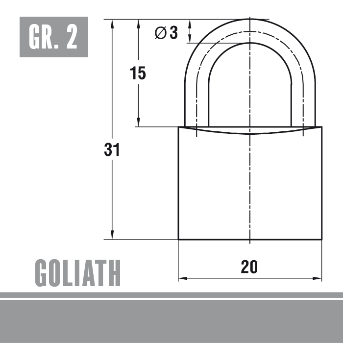 Vorhangschloss Neutral – Bild 2