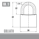Vorhangschloss Neutral – Bild 3