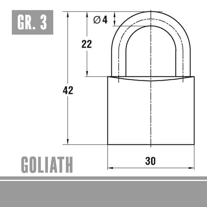 Vorhangschloss Neutral – Bild 3