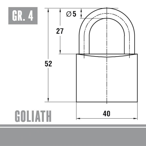 Vorhangschloss Neutral – Bild 4
