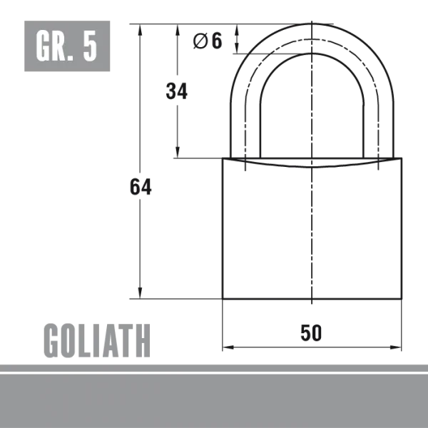 Vorhangschloss Neutral – Bild 5
