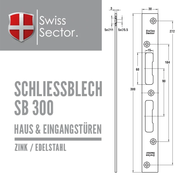 SWISS SECTOR Schließblech SB300 – Bild 3