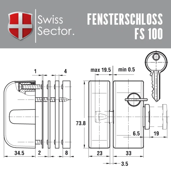 Fensterschloss FS100 – Bild 2