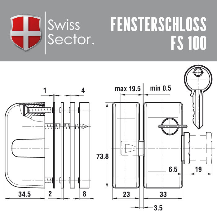 Fensterschloss FS100 – Bild 2