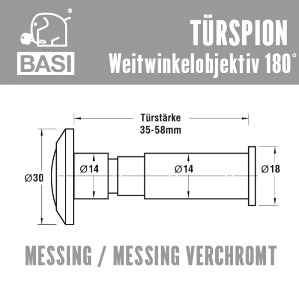 BASI Türspion TS680 – Bild 2